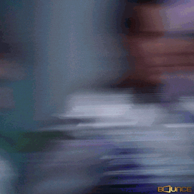 Gif of a Black boy looking embarrassed and scared